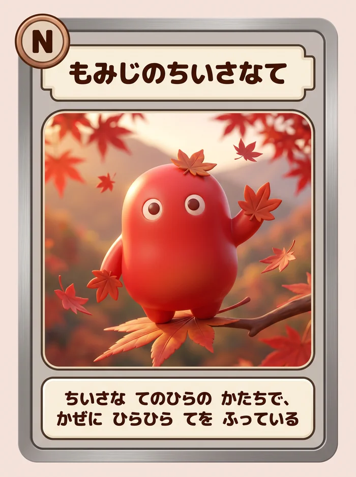 もみじのちいさなて