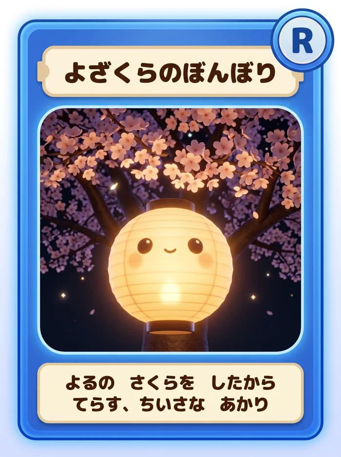よざくらのぼんぼり